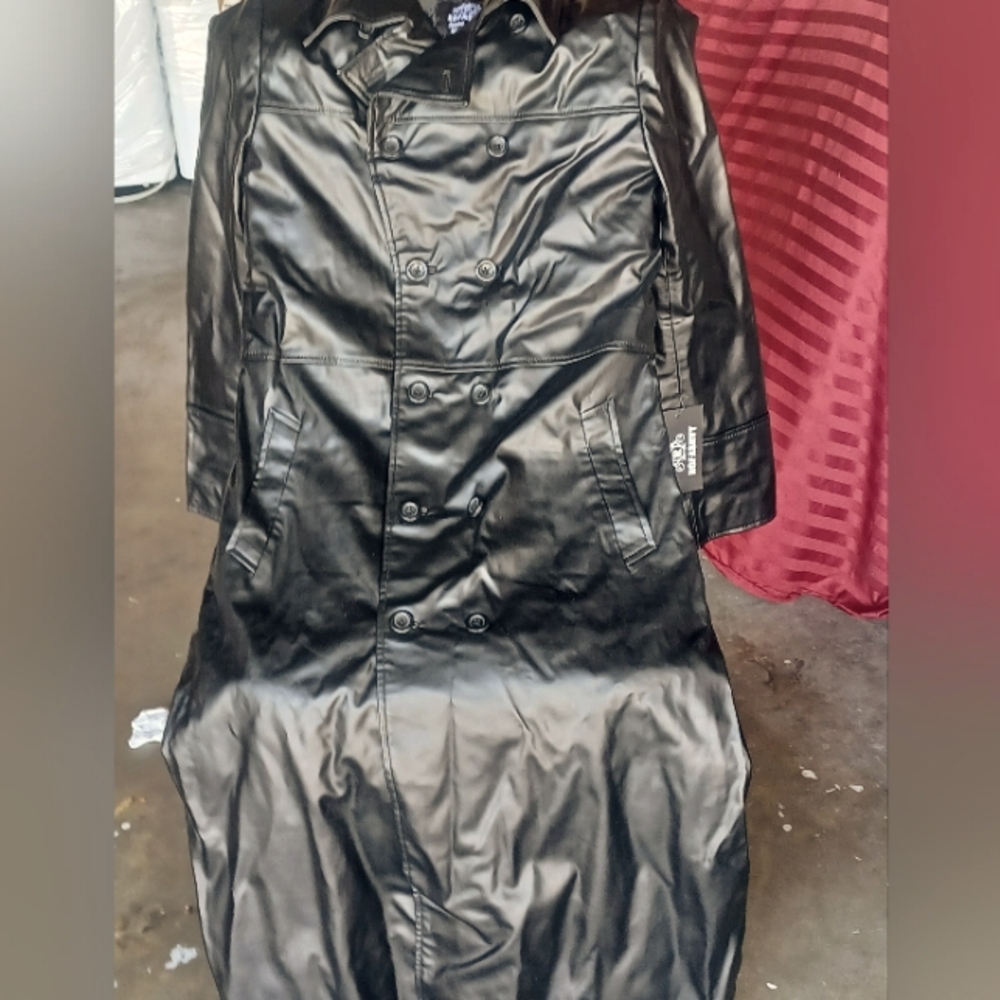 Steampunk Gothic The Crow Eric Draven Long Leather Coat